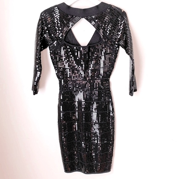 Guess by Marciano size S black sequin dress - Picture 9 of 13